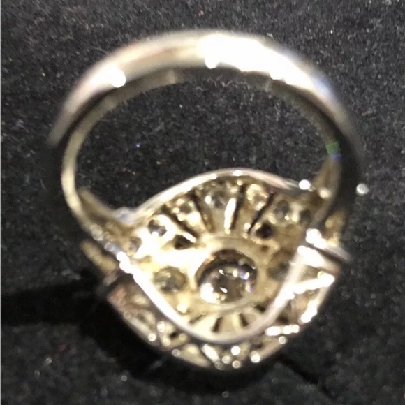Rarities by Carol Brodie HSN Simulated Diamond Ring 7 & 8 Cubic Zirconia - Picture 8 of 10